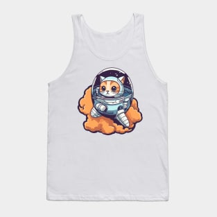 Space Cat Adventure Tank Top